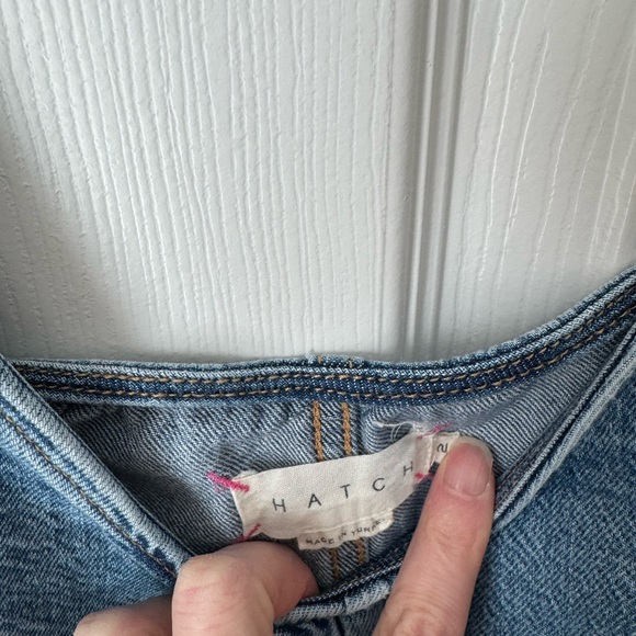 Hatch Maternity The Drapey Denim Nora Jumpsuit - Picture 2 of 3